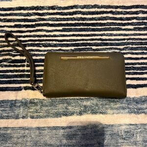 Steve Madden Olive Wallet with Gold Detail